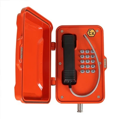 Telefon analogowy przeciwwybuchowy wytrzymuje niskie temperatury w trudnych warunkach